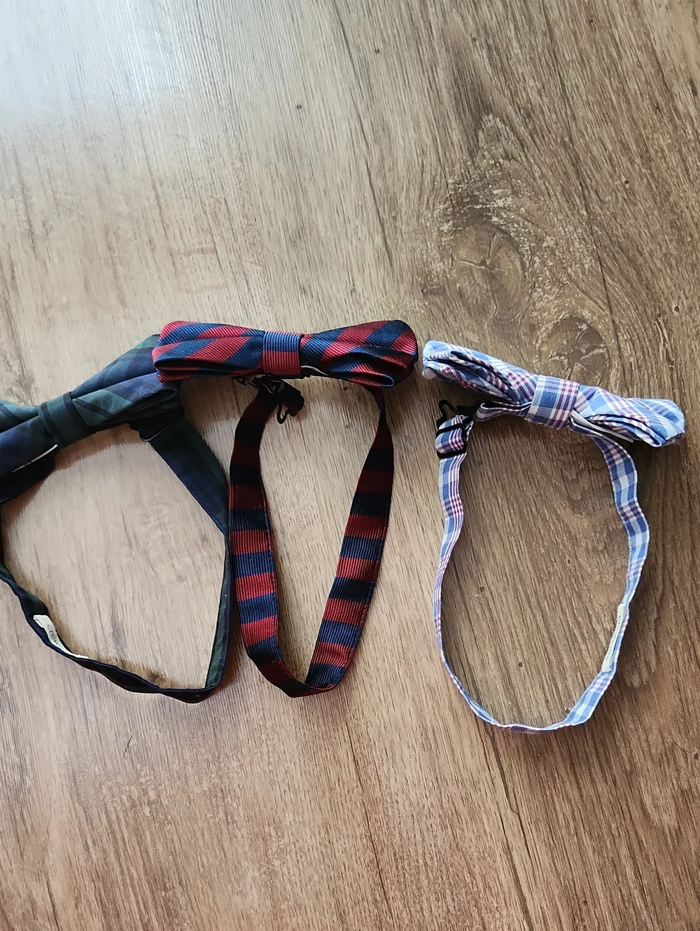 Crewcuts Classic Boys Bow Tie Set - Red, Navy, Green & Blue Plaid
